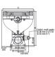 Electric Standard Compact Toilet - 6500000712X - Ocean Technologies
